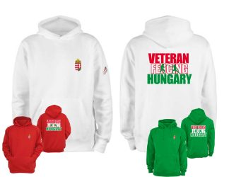"Veteran Fencing Hungary" kapucnis felső