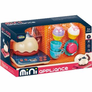 Elektromos főzőlap teáskészlettel