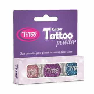 TyToo - Csillámpor szett - Babarózsaszín, türkizkék, mályva 3x2,5 ml