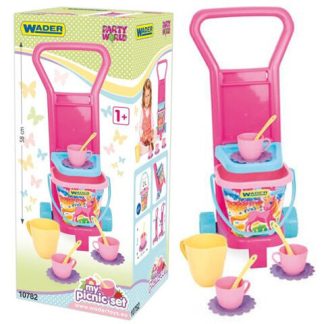 Húzós kocsi piknik szettel