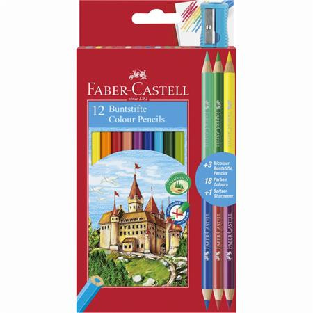 Faber-Castell 12+3 darabos színes ceruza készlet