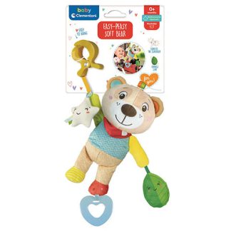 Babkocsira akasztható plüss maci - Clementoni baby