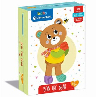 Clementoni Baby Plüss Maci rongyi kendővel