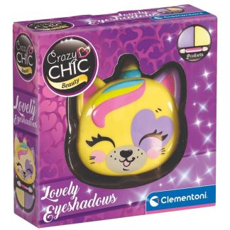 Crazy Chic Szemhéjfesték és applikátor tigris alakú tárolóban- Clementoni