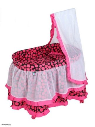 PlayTo Nikolka rózsaszín játék kiságy