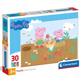 Peppa Malac 30 db-os Supercolor puzzle Clementoni