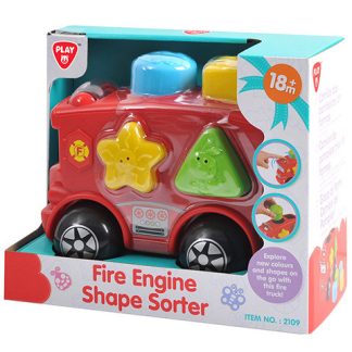 Playgo Formaválogató tűzoltóautó
