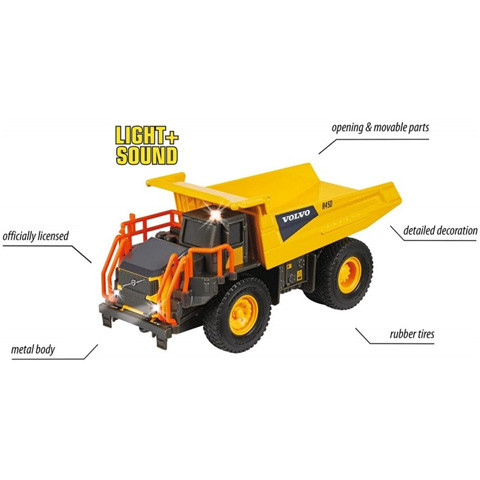 Majorette : Volvo Dömper fénnyel és hanggal 20 cm - Simba Toys - Image 2