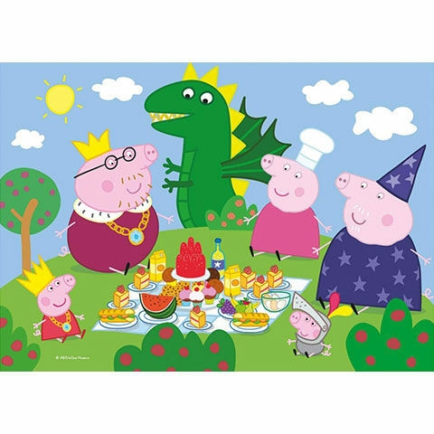 Clementoni Peppa malac Supercolor 2 az 1-ben puzzle 2x20db-os - Clementoni - Image 3