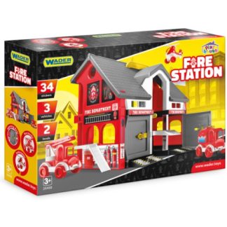 Play House: Nagy tűzoltóság szett járművekkel