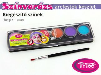 TyToo Színvarázs Arcfesték szett 6x4 g Kiegészítő színek