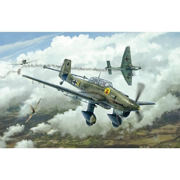 ITALERI JUNKERS JU 87 B STUKA 1:48 MAKETT REPÜLŐ - Image 2