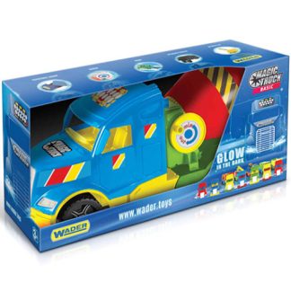 Magic Truck: Betonkeverő kocsi fluoreszkáló lámpákkal 60 cm – Wader