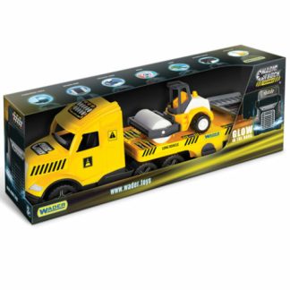 Magic Truck Technic: Kamion úthengerrel és fénnyel 80 cm – Wader
