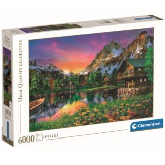 Alpesi tó HQC 6000 db-os puzzle Clementoni