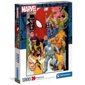 High Quality Collection: Marvel szuperhősök 80-as évek 1000db-os prémium HQC puzzle 69x50cm - Clemen