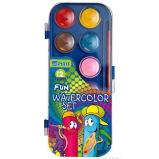 Vízfesték 12db-os szett tálcában