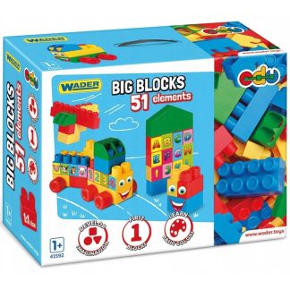 Wader Nagy építőkocka szett 51db-os