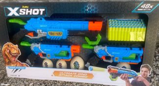 X-Shot: Dino Attack - Combo két játék óriás fegyveres szett!