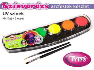 TyToo Színvarázs Arcfesték szett 6x10g UV-neon színek