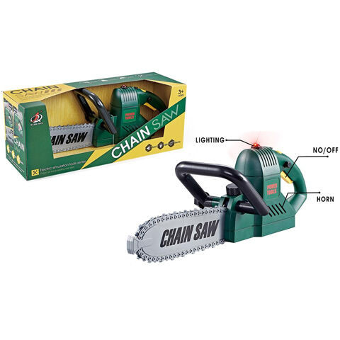 Elektromos láncfűrész fénnyel és hanggal