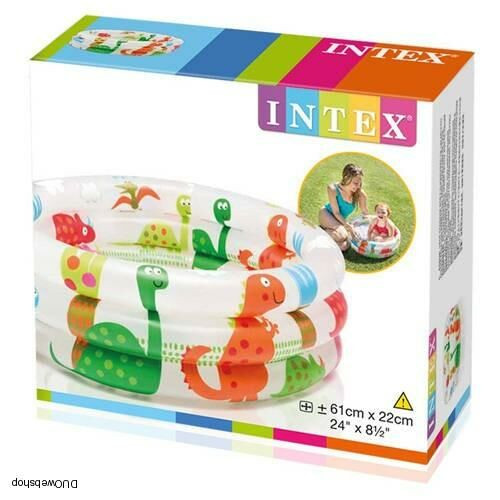 Intex Dino 3 gyűrűs pancsoló 61x22cm /57106/