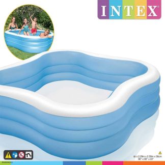 Intex Családi hullámos medence 229x229x56cm /57495/