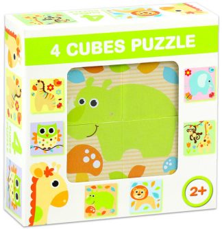 Dohány Mesekocka mix 4 darabos - Vadállatok