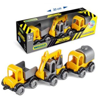 Kid Cars munkagépek 3 db-os szett – Wader