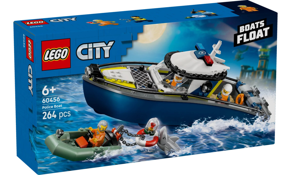 LEGO City 60456 - Üldözés rendőrségi csónakkal