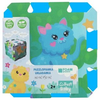 Csintalan cicák szivacs puzzle - Trefl
