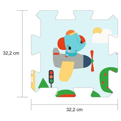 Fisher-Price Smile szivacs puzzle - Trefl - Image 4