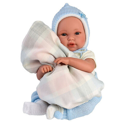 Llorens: 36cm-es síró kisfiú baba hordozóval - Image 5