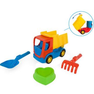 Tech Truck Dömper homokozó szettel 23 cm – Wader