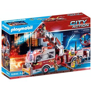 Playmobil 70935 - Óriás amerikai létrás tűzoltóautó vízágyúval