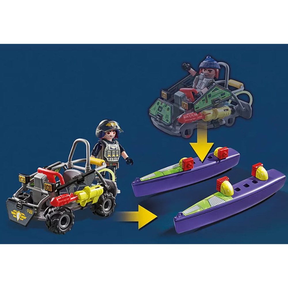 Playmobil 71147 - TEK kommandósok kétéltű autója - Image 3