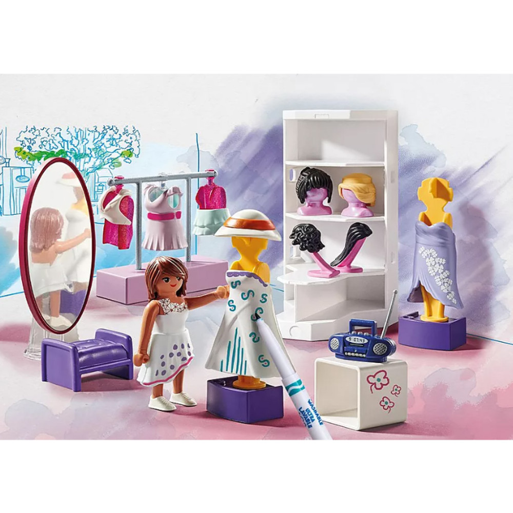 Playmobil 71373 - Color: Crayola Öltöző - Image 3