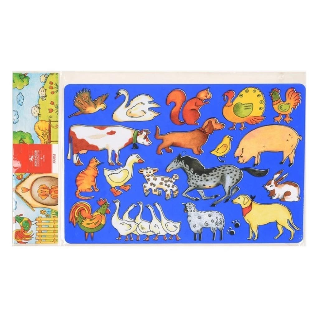 ICO Koh-I-Noor Rajzolósablon farm állatokkal