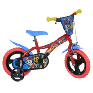 Mancs Őrjárat piros-kék kerékpár 12-es méretben