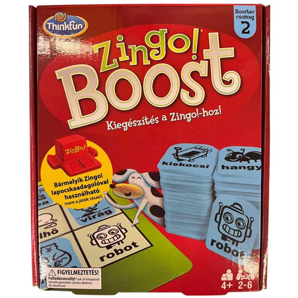 Thinkfun: Zingo! Boost kiegészítő társasjáték