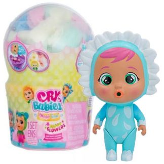 Cry Babies Varázskönnyek - Happy Flower világoskék baba