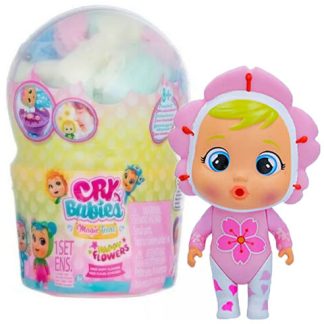 Cry Babies Varázskönnyek - Happy Flower rózsaszín baba