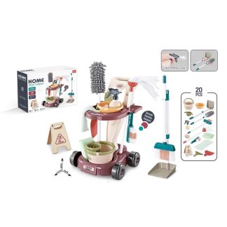 Takarító kocsi dobozban