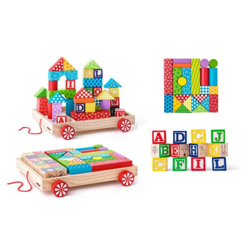 Woodyland Kocsi fa építőkockákkal - Image 2