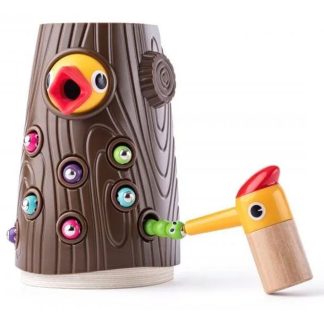 Mágneses fakopács ügyességi társasjáték