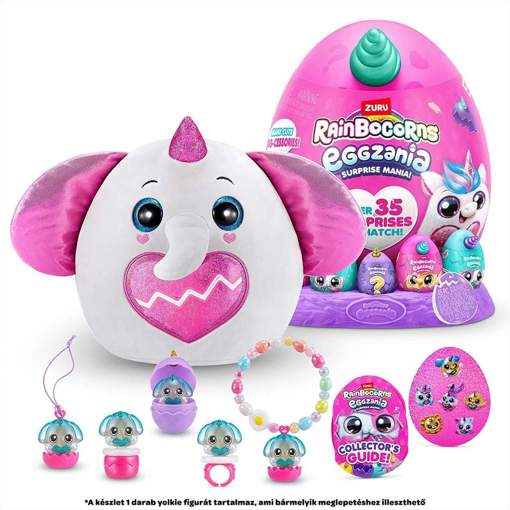 Rainbocorns: Eggzania meglepetés tojás plüssfigurával többféle változatban 1db - Image 5