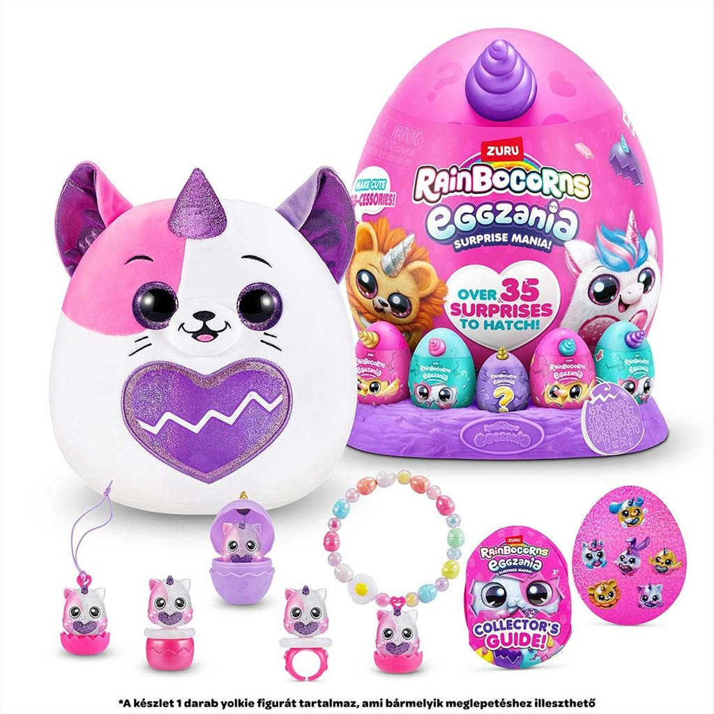 Rainbocorns: Eggzania meglepetés tojás plüssfigurával többféle változatban 1db - Image 6
