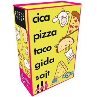 Cica, pizza, taco, gida, sajt kártyajáték