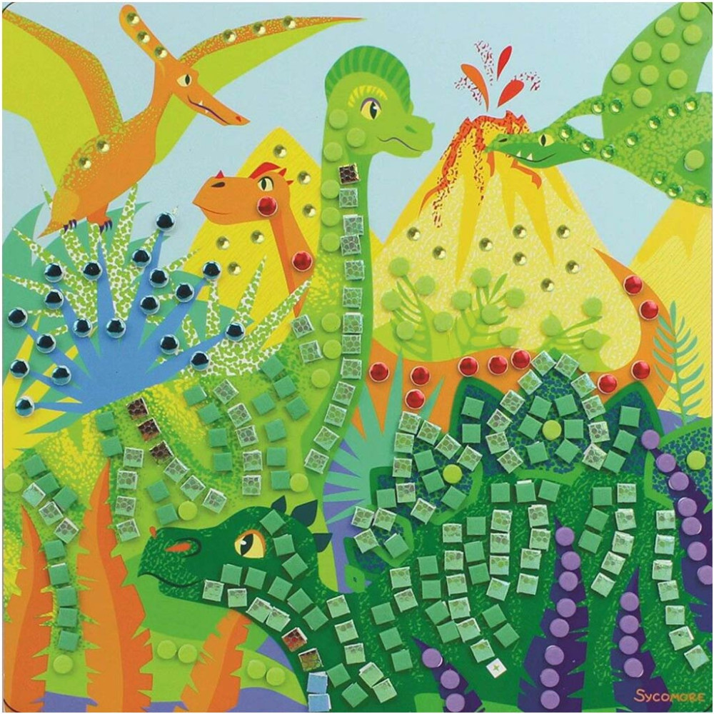 Sycomore Stick&Fun Mozaikkép-készítő - Dinoszauruszok - Image 4