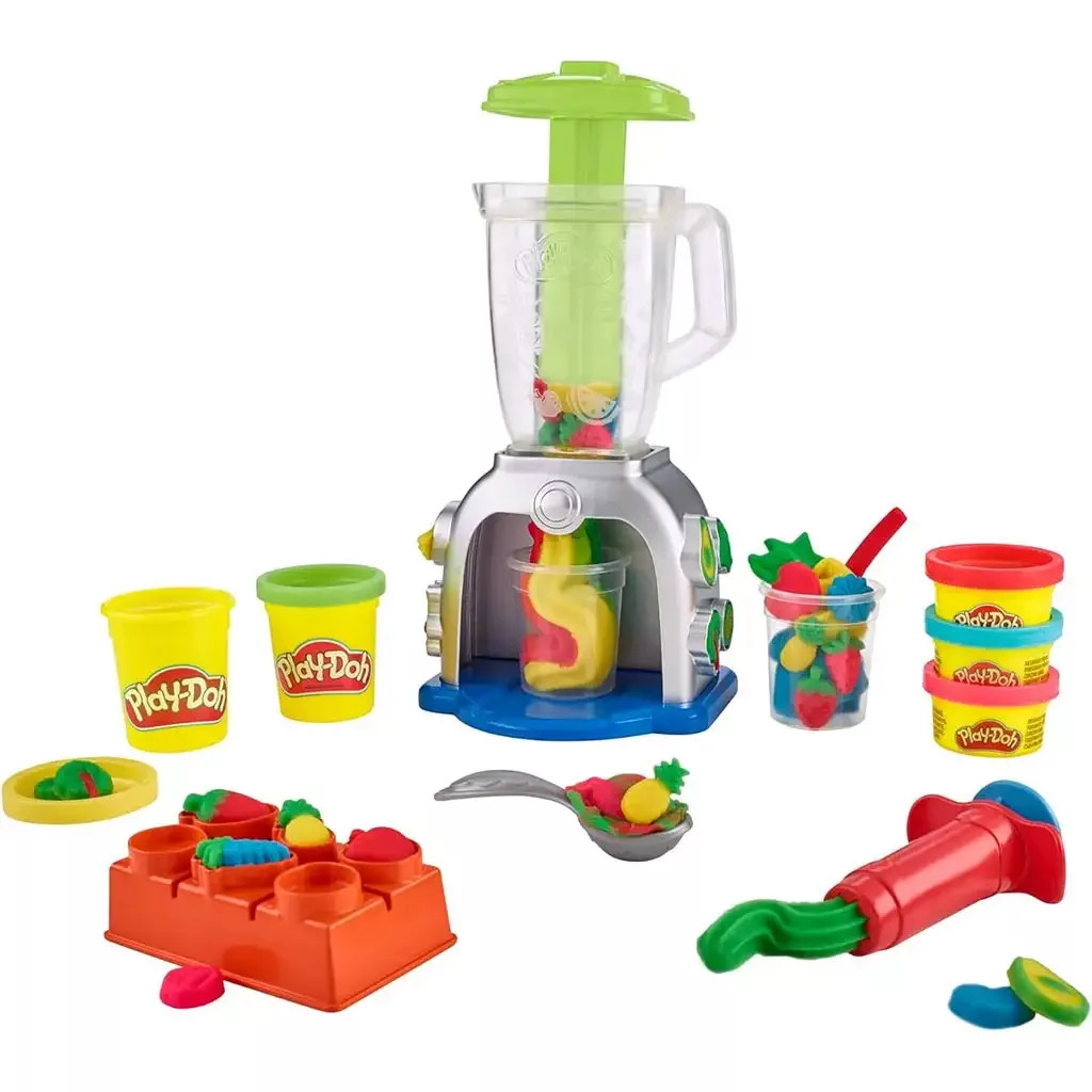 Play-Doh: Swirlin Smoothies Turmixgép 5 tégely gyurmával 198g - Image 2